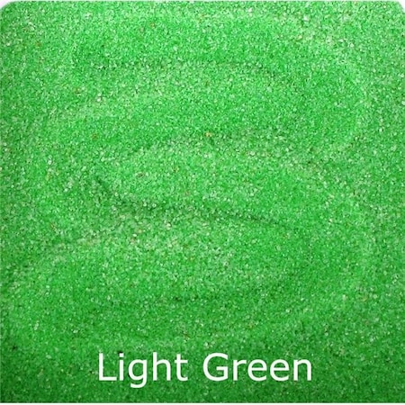 Scenic Sand Scenic Sand 514-61 25 lbs Activa Bag of Bulk Colored Sand; Light Green 514-61